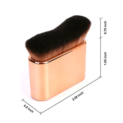 Yoseng Self Tan Brush  Rose Gold Kabuki Brush for Body Face  Hands  Vegan StreakFree Application MultiUse for Self Tanner Sunscreen Body Lotion