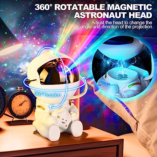 Galaxy Star Astronaut Projector LED Night Light Starry Sky Porjectors Lamp Decoration Bedroom Room Decorative For Children Gifts