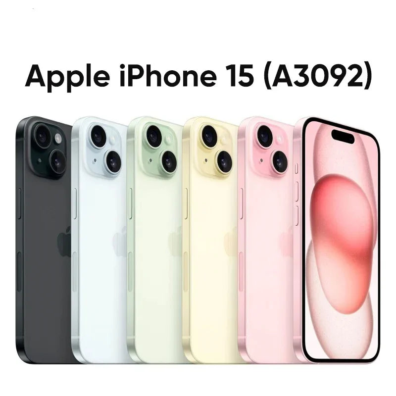 Apple iPhone 15 A3092 6GB RAM 128GB ROM iOS 17 61 Super Retina XDR OLED Display IP68 Dustwater Resistant Dual SIM