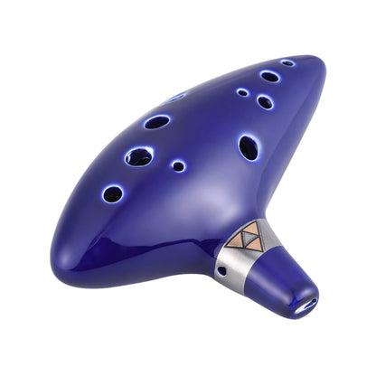 12 Holes Ocarina Ceramic Alto C Vessel Flute Wind Legend of Zelda Musical Instrument