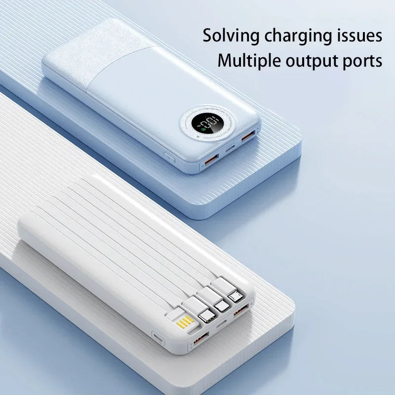 200000mAh Power BankSuper Fast Charging 66W Ultralarge Capacity For Mobile Power External Battery For iphone 15 14 Samsung New