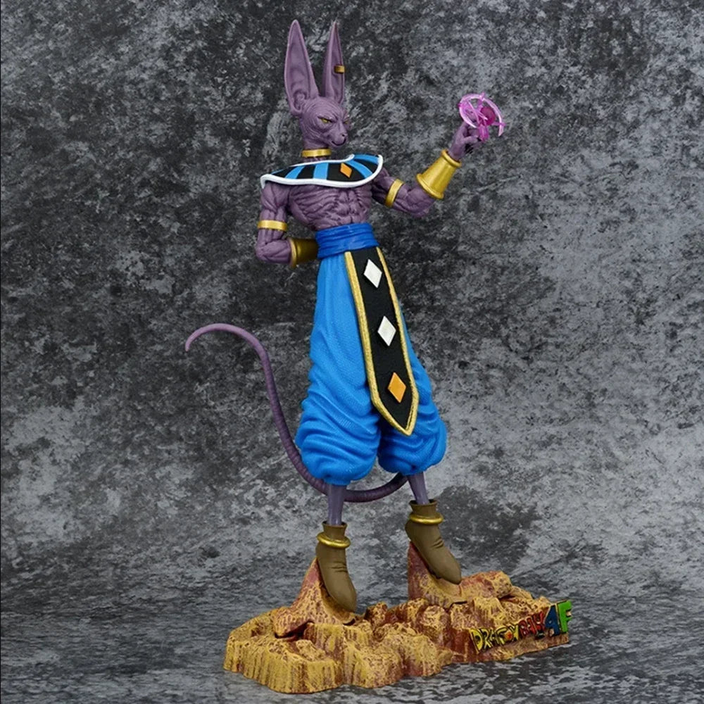 In Stock 30cm Anime Dragon Ball Z Beerus Figure Super God of Destruction Figures Collection Model Toy For Children Gifts