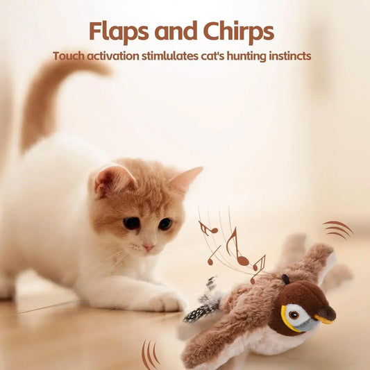 Interactive Cat Bird Toy 