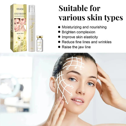 Collagen Protein Thread Instant Wrinkle Remover Serum Set Lifting Firming Soluble Absorbable Face Filler Anti-aging Skin Care