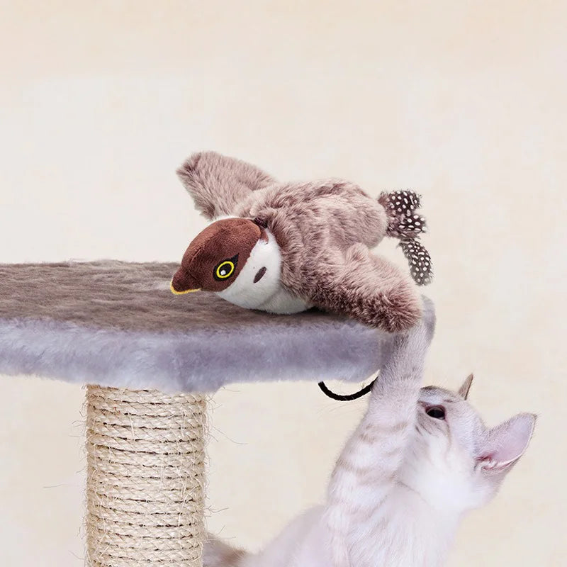 Interactive Cat Bird Toy 