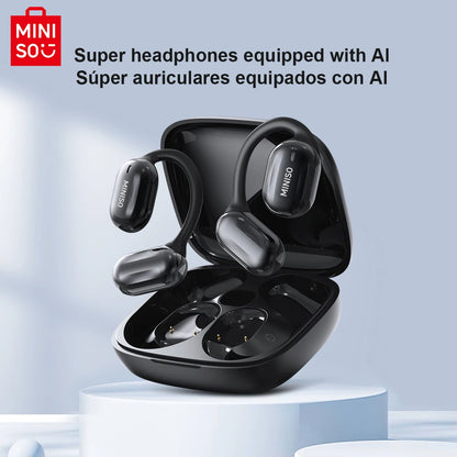 MINISO MS162 Intelligent Bluetooth Translation Earbuds Wireless Headphones Chat Headset Office Travel16mm Driver Unit