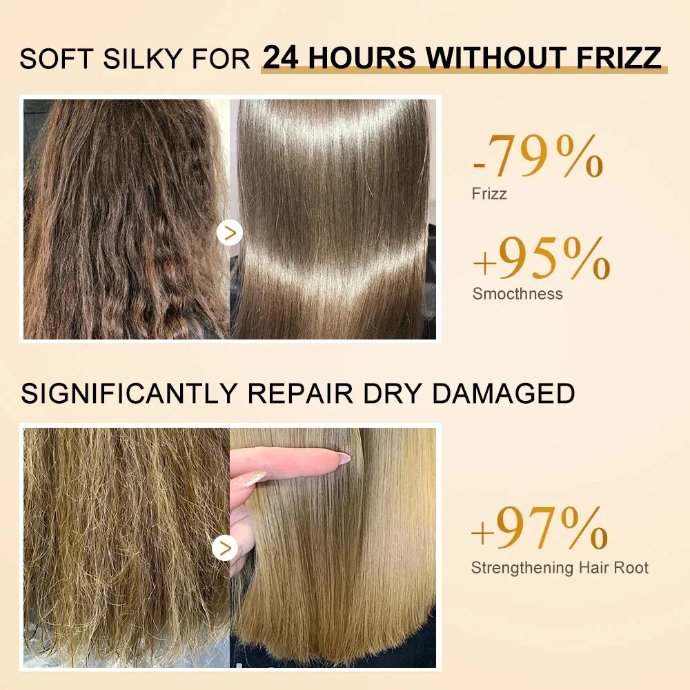 Collagen Hair Treatment Deep Repair Conditioning Argan Oil Collagen Hair Mask Essence Keratin Conditioner For Dry Damaged Hair