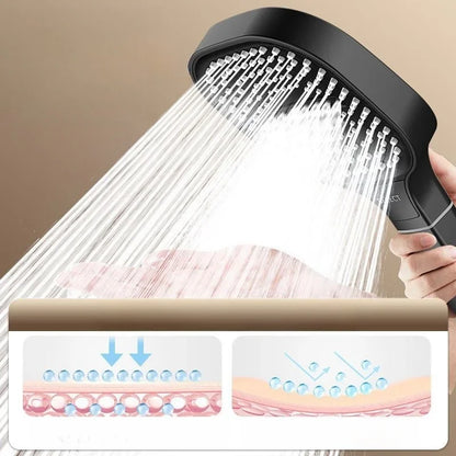 Xiaomi 13cm Large Panel Shower Head 3 Modes Adjustable High Pressure Massage Shower Head Filter Element Bathroom Accessories New