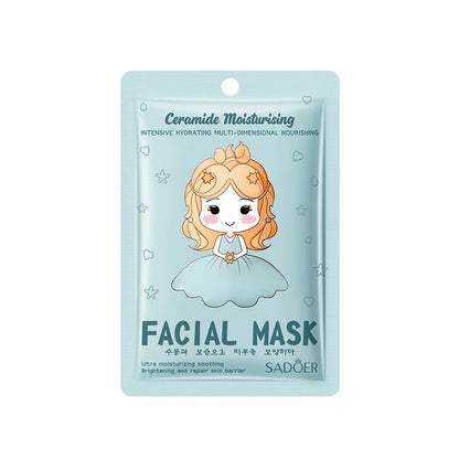 Ceramide Mask Skin Care Sheet Masks for Face Whitening Sleep 6pcs Bioaqua Products Slime Stickers Bubble Skincare Collagen Pack