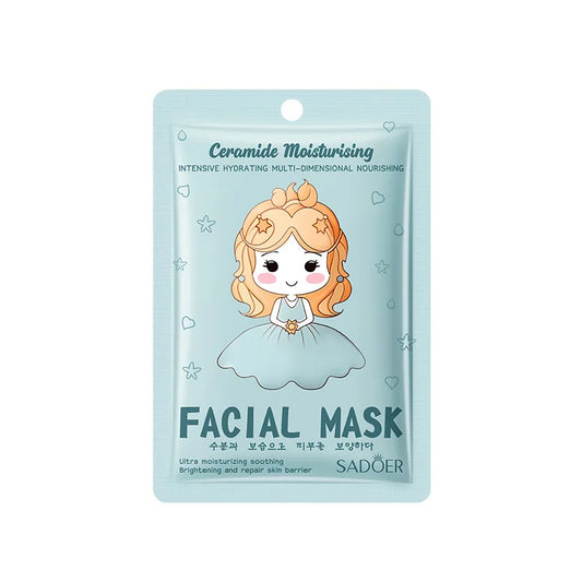 Ceramide Mask Skin Care Sheet Masks for Face Whitening Sleep 6pcs Bioaqua Products Slime Stickers Bubble Skincare Collagen Pack