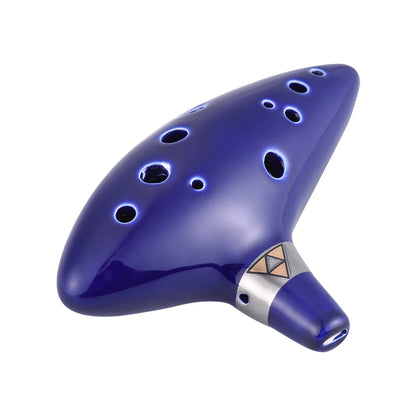 12 Holes Ocarina Ceramic Alto C Vessel Flute Wind Legend of Zelda Musical Instrument