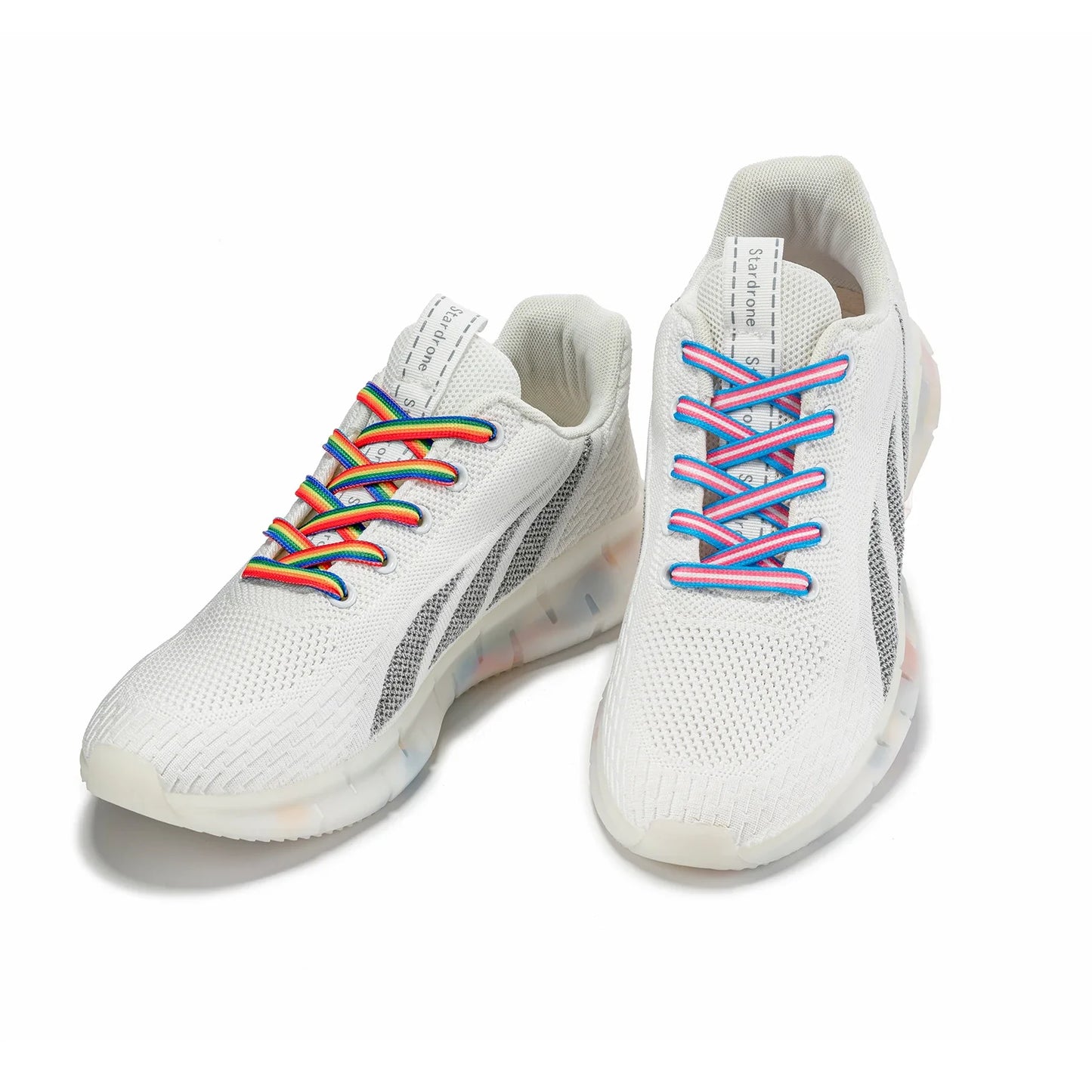 Rainbow Print Gradient Color Shoe Lace for Lesbians Gays Bisexuals Transgender Pride Liberty Colorful Shoelaces Shoe Accessories