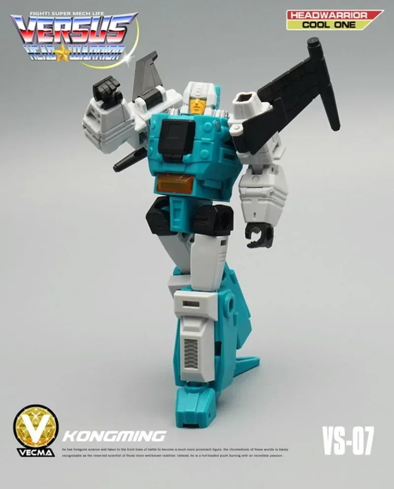 MFT Transformation VS07 VS-07 Brainstorm Head Warrior G1 Mini Pocket War Action Figure Robot Toys