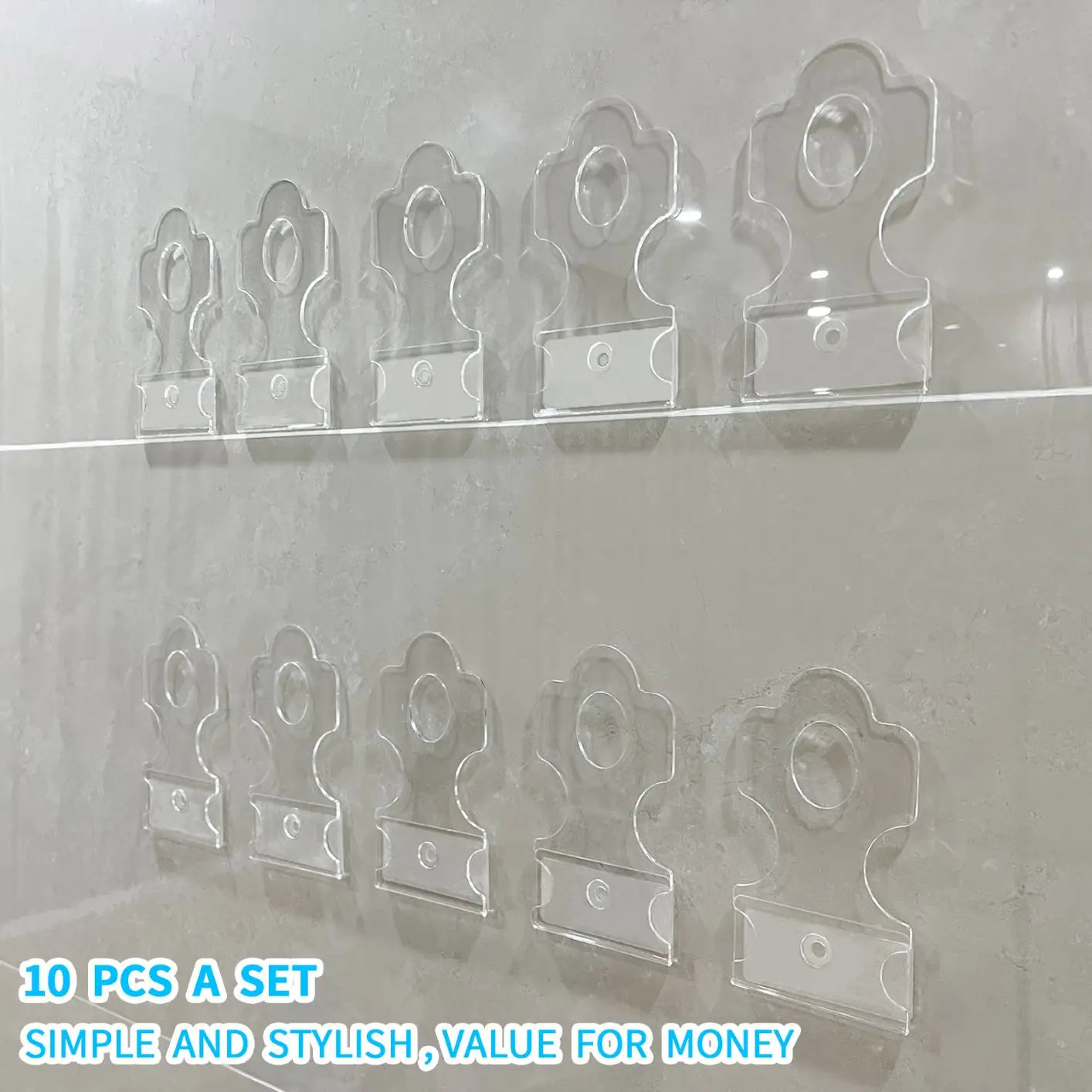 10 Pack Clear Acrylic Floating Shelves for Funko Pop Box Hidden Storage Hook Wall Mounted Display Case for Protect Figure Box